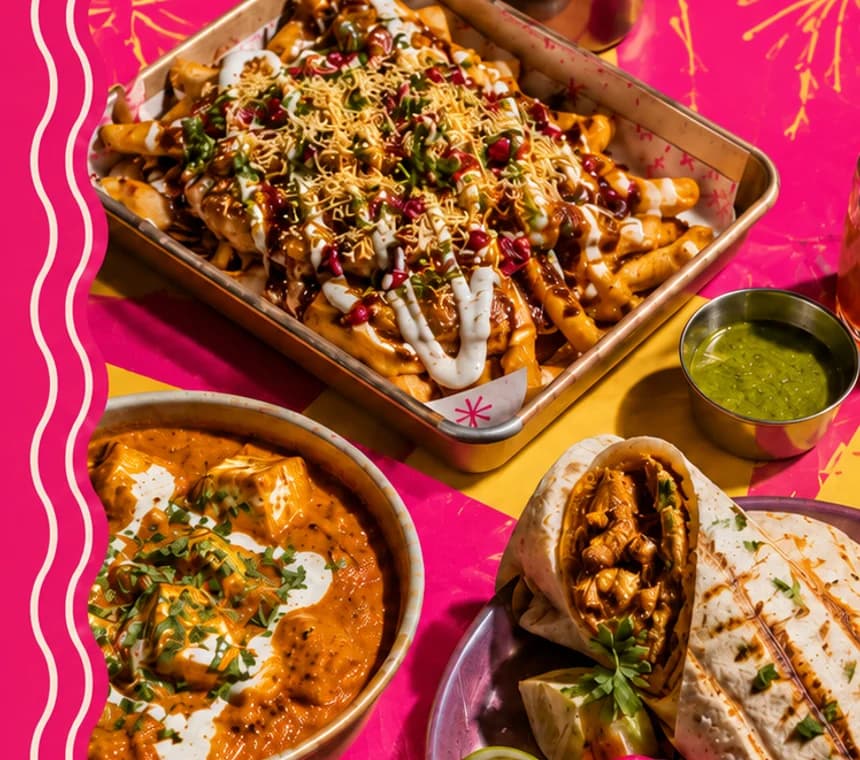Close crop of Chilli Kitchen Indian street food